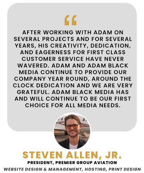 An Adam Black Media (ABM) Client Testimonial
